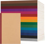 ALKALO 60 Pack Lined Notebook Journals Bulk, A5 College Ruled Composition Notebook, Kraft Cover with Vintage Spines, 8.3”x 5.5”, 15 Colors 60 Pages for School Office Travel