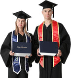 GraduationMall 8.5"x11" Smooth Padded Diploma Cover Certificate Holder Darkblue,6-Packs