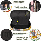 Pardick Pencil Case，Cute Animals Big Capacity Pencil Pouch Coin Pouch Stationery Organizer For Teen School