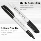 Birebebys 108 Count Dry Erase Markers Bulk, Fine Tip Whiteboard Markers for Kids Teachers, Dry Erase Pens Bulk Pack for Classroom Home, Back to School Supplies