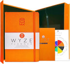 Wyze Planner Undated Daily Planner – 1-Year B5 Productivity Organizer with Two-Page Weekly Spread, Goal Setting, Habit Tracker, Weekly & Monthly Pages – Hardcover Time Management Notebook (Orange)