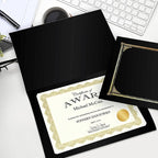 Geographics Optima Gold Blank Award Certificate Paper with Gold Foil Seals, 8.5 x 11, Seal 1.75" (Pack of 200)