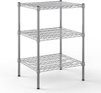 Regal Altair 21" Deep x 24" Wide x 34" Height Wire Shelving Kit | 3-Tier | NSF Commercial Storage Rack Unit