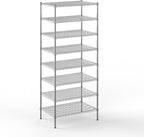 Regal Altair 24" Deep x 36" Wide x 86" Height Wire Shelving Kit | 8-Tier | NSF Commercial Storage Rack Unit