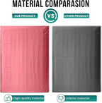 Levex - #0 6" x 10" [5 Pack] Pink Poly Bubble Mailers, Padded Envelope Mailers, Packing Envelope & Mailing Bags for Shipping