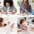HOTUT Inkless Pencil - 4pcs Everlasting Wooden Infinity Pencil, Wood-Cased Graphite Reusable for Writing Drawing, Students Home Office School Supplies
