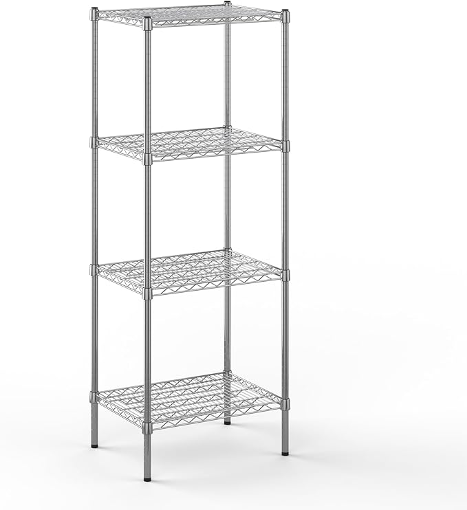Regal Altair 18" Deep x 24" Wide x 64" Height Wire Shelving Kit | 4-Tier | NSF Commercial Storage Rack Unit
