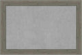 Amanti Art Grey Framed Magnetic Board 25x37 Large Vision Board for use with Magnets, 100% Metal Sheet to Display Items as Office Decor or for Home Organization in mudroom, Kitchen or Kids Room