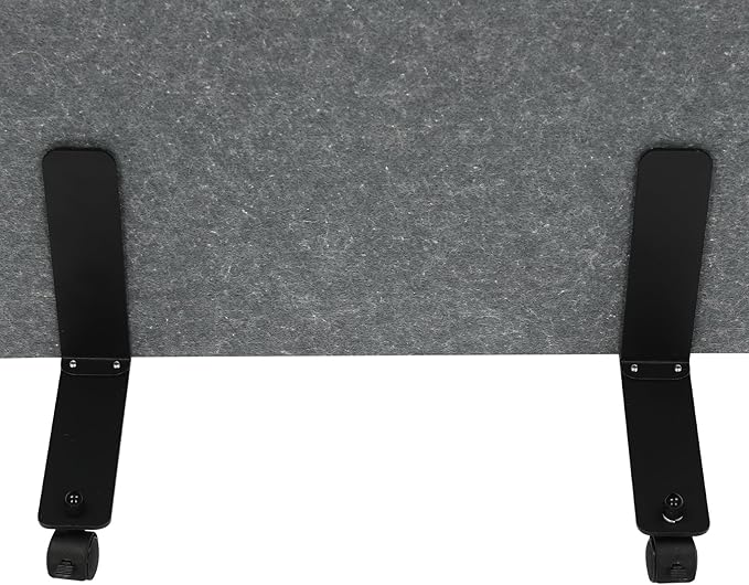Polyester Desk Dividers, Soundproof Room Divider Office Furniture Partitions, Privacy Desk Panel with Wheels & Screwdriver, Stand Up Freestanding Desk Privacy Panel for Office Classroom(24" x 66")