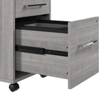 Bush Business Furniture Hustle 72W x 30D Computer Desk and Storage Cabinet with Drawers and Shelves in Platinum Gray, Modular Office Table for Home and Professional Workspace
