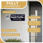 Personalized Office Wall Name Plate Sign Custom Door Name Plate Office Gifts Executive Sign Wall Plate Business Sign