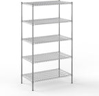 Regal Altair 24" Deep x 42" Wide x 74" Height Wire Shelving Kit | 5-Tier | NSF Commercial Storage Rack Unit