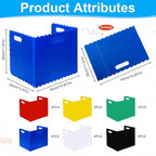 24 Pack Desk Dividers for Students, 6 Colors Privacy Folders for Students desks 16.93x13.4x12in Testing Dividers Includes Labels for Classroom Students