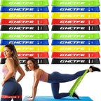 GHCTFE 20PCS Resistance Bands Bulk Set for Trainers, Small Groups & Fitness Classes, Mini Bands for Glutes, Legs, and Core Workouts, Loop Exercise Bands with Storage Bag, Gift for Workout Buddies