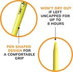 BIC Brite Liner Highlighters, Chisel Tip, 24-Count Pack of Yellow Highlighters, Ideal Highlighter Set for Organizing and Coloring