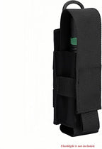 Tactical Flashlight Holster MOLLE Torch Holder MK4 OC/Mace Pepper Spray Canister Carrier EDC Flash Light Pouch Multitool Case with Strap&Snap Clip for Duty/Combat Belt Backpack Vest Chest Rig