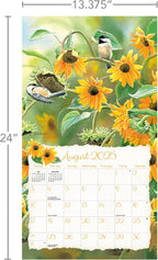 Lang, Songbirds by Susan Bourdet 2025 Wall Calendar