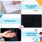 Outus Self Adhesive Shop Ticket Holders Clear Plastic Sleeves Adhesive Pockets Work Order Job Ticket Holders for Home Office Posting Signs(6 x 4 Inch,60 Pcs)