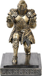 NCQIXIAO Templar Vanguard Soldier Pen Holder Pencil Stand Desk Organizers and Accessories as Gift for Medieval Warrior Enthusiast (Bronze)