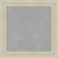 Amanti Art Silver Framed Magnetic Board 25x25 Medium Vision Board for use with Magnets, 100% Metal Sheet to Display Items as Office Decor or for Home Organization in mudroom, Kitchen or Kids Room