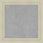 Amanti Art Silver Framed Magnetic Board 25x25 Medium Vision Board for use with Magnets, 100% Metal Sheet to Display Items as Office Decor or for Home Organization in mudroom, Kitchen or Kids Room