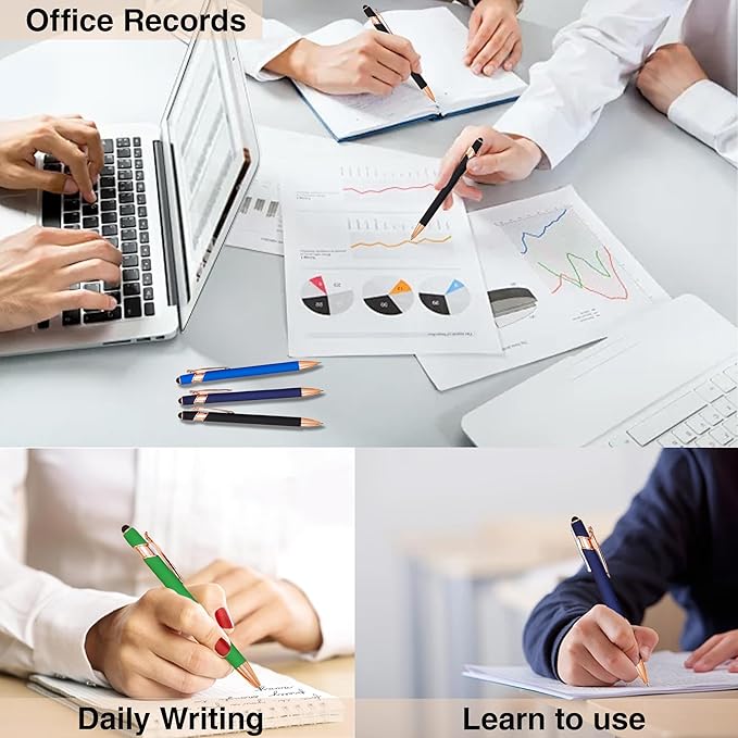 CRME Best Nurse Ever Ballpoint Pens Retractable Pen Design Engraved Motivational Quotes Fluent Writing Nice Novelty Pens for Coworker Gifts