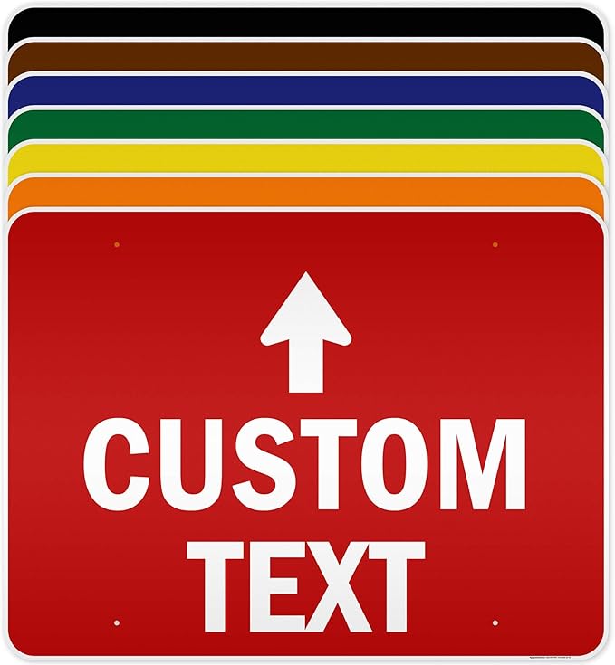 Custom Arrow,Custom Directional Sign, Up Arrow,36x48 Inches, Reflective, Rust Free DiBound, Fade Resistant, Made in USA by My Sign Center