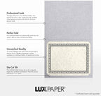 LUXPaper 9.5" x 12" Certificate Holders | Silver Metallic | 105lb. Cover | 250 Qty