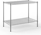 Regal Altair 24" Deep x 42" Wide x 34" Height Wire Shelving Kit | 2-Tier | NSF Commercial Storage Rack Unit