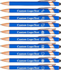 CRME Personalized Pen with Stylus Tip Customized Pens with Name/Logo Perfect Writing Pens With Soft Grip for Superb Comfort and Control Black Ink for School Graduation Work Professional Signature Blue