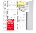 The Spoiled Office Absentee Slip Book with Carbonless Duplicates 400 Pcs - 2 3/4"x3 3/4"- Easy Tracking Log Book for School Carbon Copy, School Supplies, Office Supplies for Desk, Spiral Bound