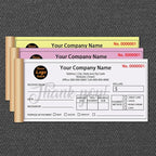 Personalized Invoice Book Custom 2 Part/3 Part Receipt Book Quote Estimate Order Forms Carbonless Form with Your Company Name Logo Address,2-10 Books (Style 3)