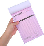 ibasenice Business Invoice Receipt Book 2-Part English Tax Invoice Retail Order Forms Record Keeping Purchase Order Tracking Receipt for Small Business 100 Pages/Book
