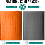 Levex - #2 8.5" x 12" [5 Pack] Orange Poly Bubble Mailers, Padded Envelope Mailers, Packing Envelope & Mailing Bags for Shipping