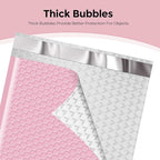 Metronic 40 Pack Bubble Mailers 10.5x16 ", Light Pink, Strong Adhesion Bubble Envelope, WaterProof #5 for Small Businesses, Bubble Mailers Usable Size 10.5x15