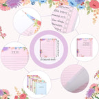 300 Sheets to Do List Notepad Daily Checklist Sticky Notes Cute Undated Memo Pad Color Block to Do Note Pad Weekly Plan Agenda and Organizer Planners for College(Bloom Style,10.5 x 8.5 Inch)