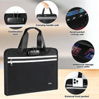 Accordion File Organizer with Lock, Fireproof Expanding File Folders with 13 Pockets Important Document Organizer with Handle & Labels, Portable Document Folder for Letter A4 Files and More