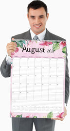 GuassLee Large Wall Calendar 2026-2027,24-Month Vertical Wall Calendar Runs from Jan. 2026 to Dec. 2027, 22"x15" Hanging Monthly Planner with Thick Paper Watercolor Design for Easy Organizing