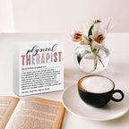 Physical Therapy Gifts, Physical Therapist Gifts Wood Box Sign, Appreciation Gifts PT Gifts for Doctor Therapist Coworker, Therapist Office Decor Living Room Desk Cubicle Table Shelf Decor