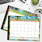 DIBAOLU Extra Large Desk Calendar 2026,Big Desk Calendar 2026-2027 22x17,18 Month,January 2026 to June 2027,Suitable For Home, School Or Office, Monthly Planning Calendar,With Plastic Cover