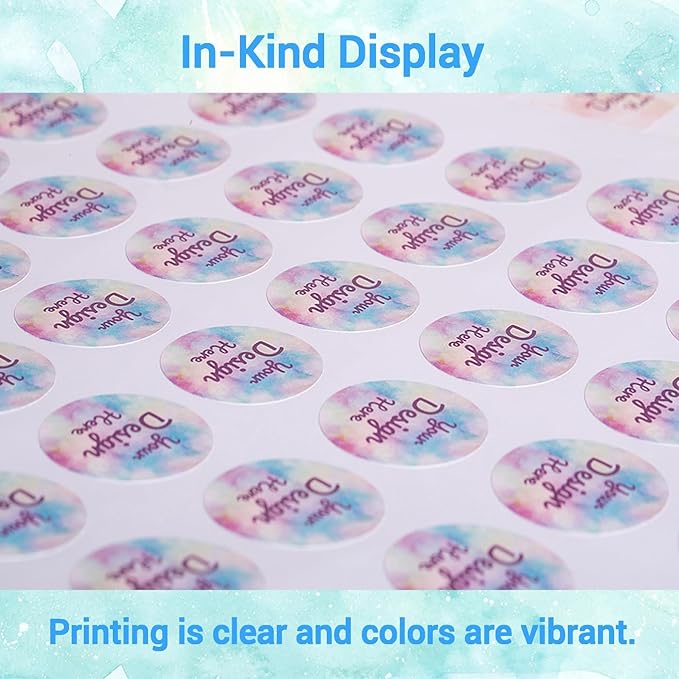 50-1000 Custom Stickers for Business Logo-Customized Personalized Labels with Any Design Image Logo Text for Small Business and Birthday Party Wedding,Waterproof Stickers