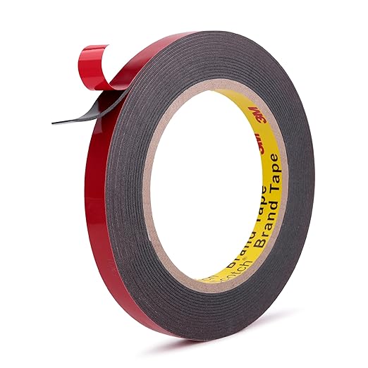 Automotive Acrylic Plus Attachment Tape 0.39" x 18Ft Made of 3M Double Sided Tape PT1100 Heavy Duty for Moldings Claddings Panels Pads and Other Car Automotive Applications