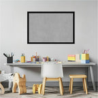 Amanti Art Black Framed Magnetic Board 17x25 Medium Vision Board for use with Magnets, 100% Metal Sheet to Display Items as Office Decor or for Home Organization in mudroom, Kitchen or Kids Room