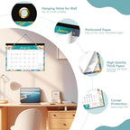 2026 Desk Calendar, Large Desktop/Wall Monthly Calendar (Jan. 2026 - Jun. 2027) 17'' x 12'' School Year Desk Planner for Teacher Family School Office Supplies