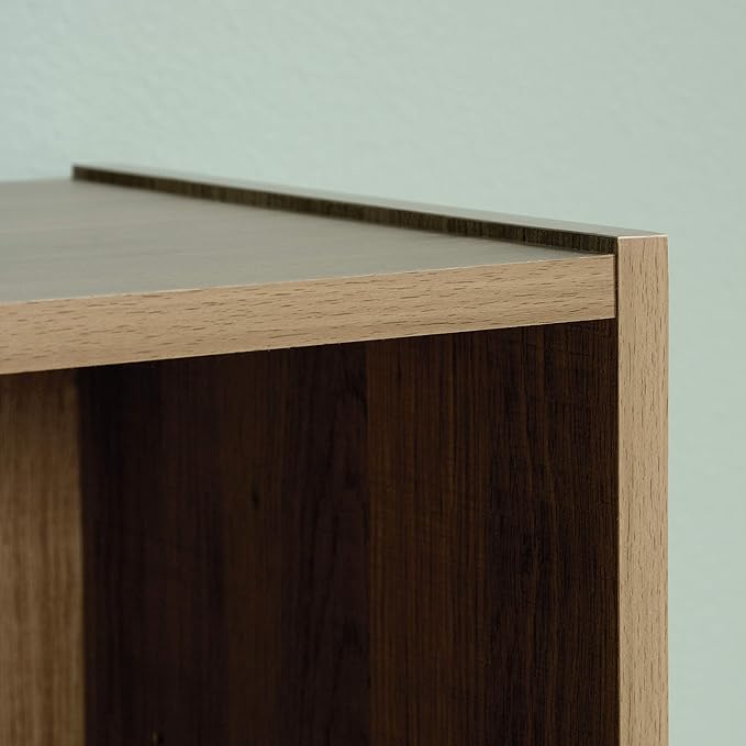 Sauder Beginnings 3-Shelf Bookcase, Bookshelf with Adjustable Storage Shelves, in Summer Oak