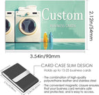 Custom Business Cards - Customizable Logo/Text/QR Code, 300gsm Matte Paper Front & Back Sides Printed, for Home Repair, Home Improvement, Laundry