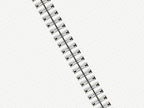HULYTRAAT Large Dot Grid Spiral Notebook, 8.5" x 11", Premium 100gsm Ivory White Paper, Sturdy See-Through Cover, 128 Dotted Pages per Notebook(2 Pack) for Home, School, Office, Artist Writing/Drawing