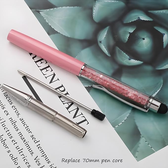 Yucold Customized Pens with Name/Logo - Touch Screen Stylus Ballpoint Pen, Perfect for Weddings, Business & Personalized Gifts (Multicolor,20)