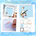 Lovarywow Funny Sticky Notes Gifts - 9 Pack Funny Sticky Notes 3x3 Inch Office Gifts for Coworkers Everything is Fine Post Memo Pads Work Gag Self-Stick Notepads Office Study Supplies 450 Sheets