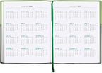 2026 Planner Calendar, 8"x10" : Includes 14 Months (November 2025 - December 2026) / 2026 Weekly Planner/Weekly Agenda/Monthly Calendar Organizer (Green/Black)
